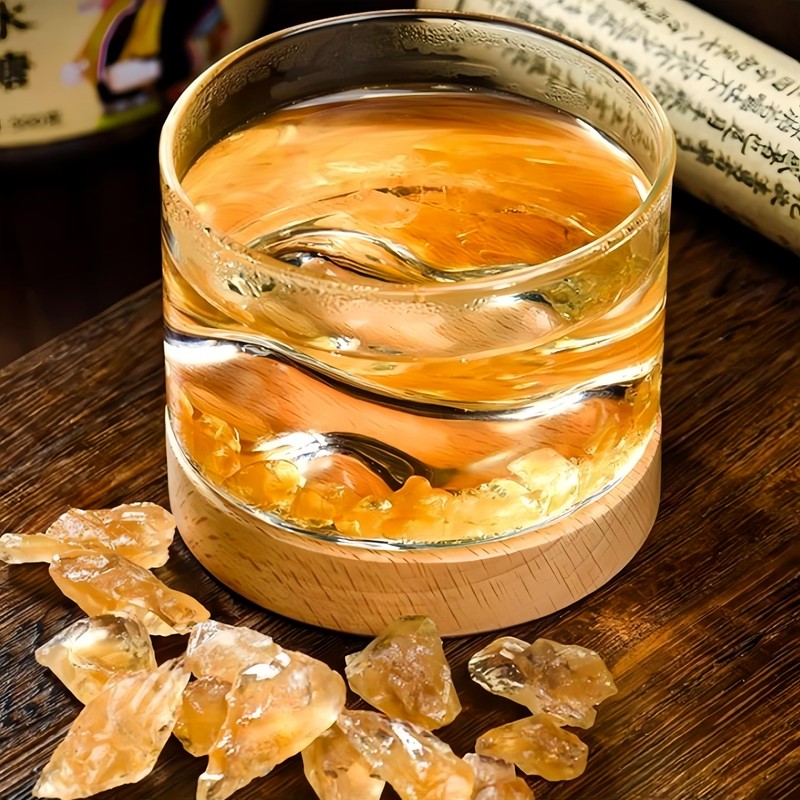 Premium Yellow Rock Sugar 10.6oz (300g) - Pure Cane Crystal