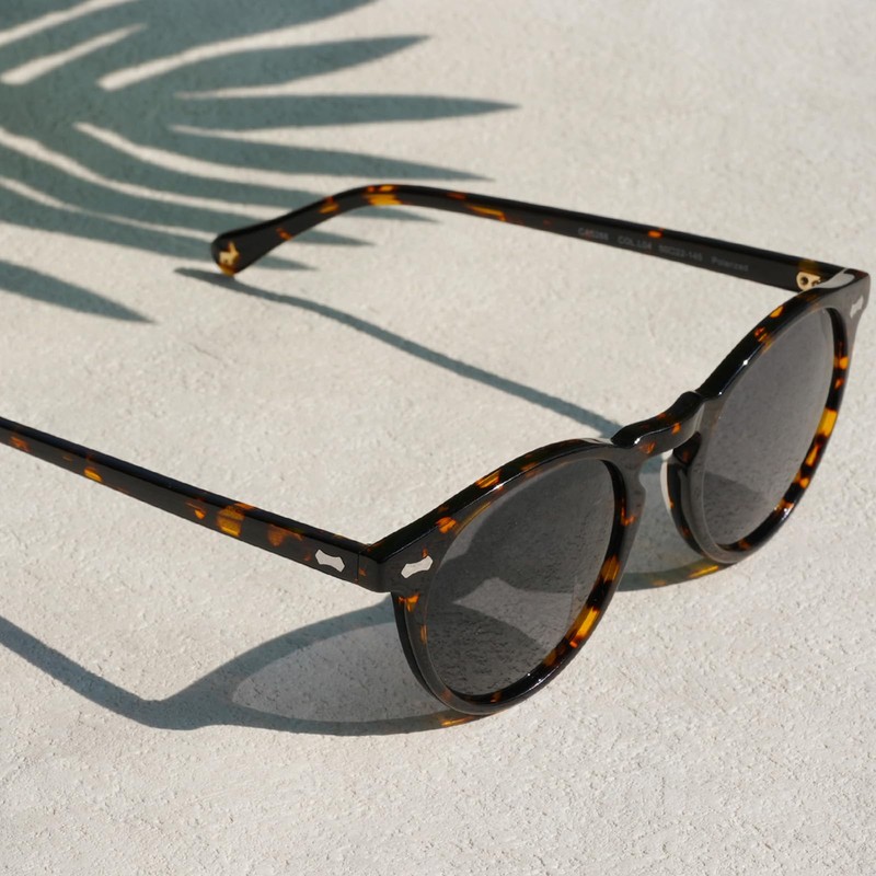 CARFIA Small Face Polarized Sunglasses for Women UV Protection Round