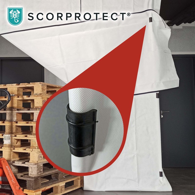 Scorprotect® Foil Frame Tube Greenhouse Clip Set 12 Pieces