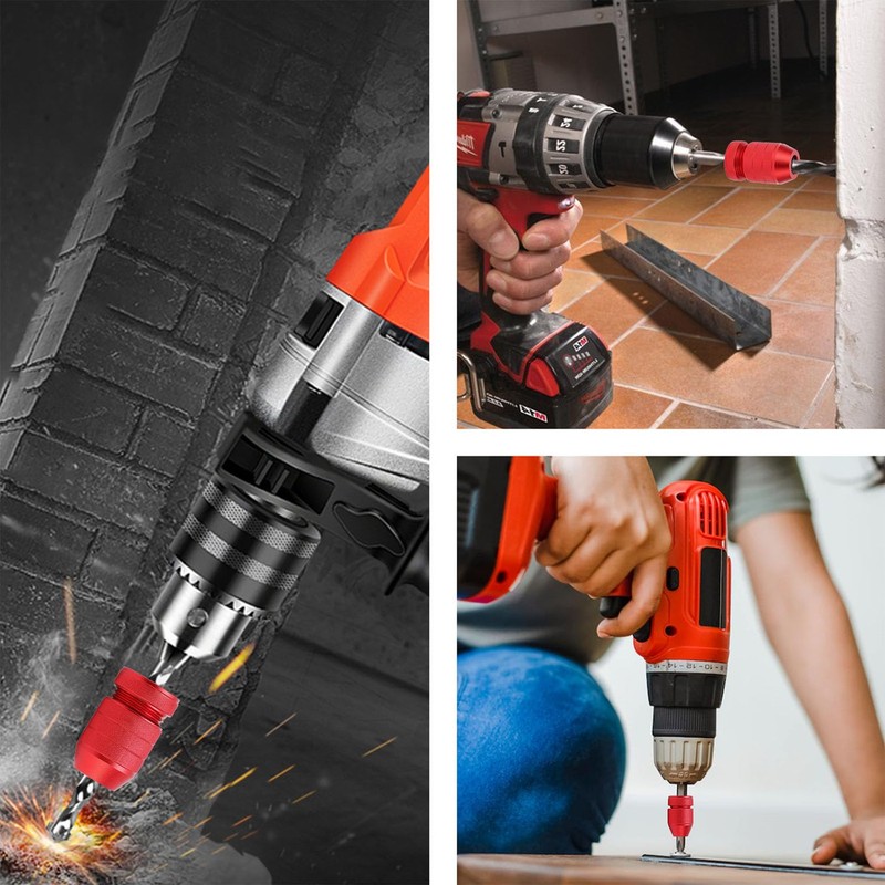 GIONAR 2 Piece Drill Depth Stop Set, Adjustable from Diameter