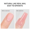 Poly Gel Nail Kit,3 Colors Pink Nude Nail Gel Set