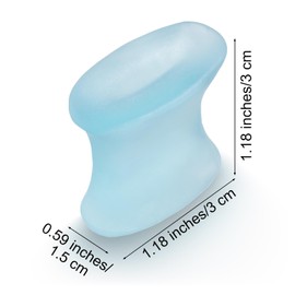 YBEATY 16 Pcs Upgraded Gel Toe Separators Bunion Corrector Gel Orthotics Soft Bunion Pads L Size Bunions Corrector for Men Women Straightening Overlapping Toes Calluses Bunions Correctors