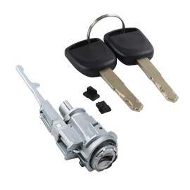 DICMIC Ignition Switch Lock Cylinder with Key Compatible with Honda CR-V Element Pilot Accord Odyssey Acura MDX RDX TL TSX ZDX Replace# 06351-TE0-A11