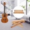 Guitar Footstool Bamboo Portable Foldable Stool Pedal Musical Instrument Playing