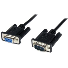 StarTech.com StarTech 1m DB9 RS232 Serial Null Modem Cable Male to Female Black