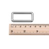 sourcing map Metal Rectangle Ring Buckles 38x15mm for Bags Belts