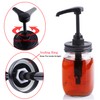 Mason Jar Syrup & Sauce Dispenser Pump Lids for Regular