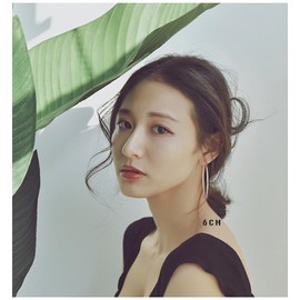 Chic 925 Sterling Silver Big Hoop Earrings Minimalist Round Circle Endless Large Huggie Hoops Statement Earrings 30/40/50/60/70mm Hypoallergenic Fashion Jewelry Gifts for Women Girls (50mm)