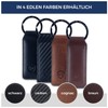 VON HEESEN® Leather Keyring with Gift Box, Key Organiser Lanyard,