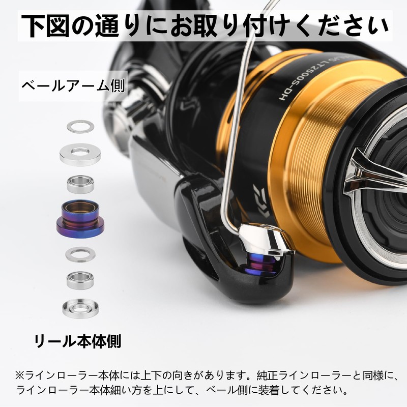 Gomexus Line Roller, 22, Exigist, 23 Aerity, Titanium Daiwa Spinning