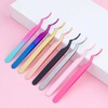 Stainless Steel False Eyelash Aids False Eyelash Tweezers Eyelash Curler