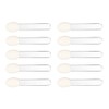 10 Pcs Transparent Eyeshadow Applicator Eyeshadow Brush Makeup Tools, Sponge