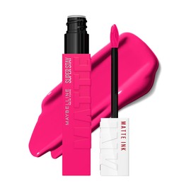 Maybelline Labial líquido mate Superstay Matte Ink Tono 30 Romantic, 5ml - Lipstick matte de larga duración, color intenso por hasta 16H, alta pigmentación, no transfiere