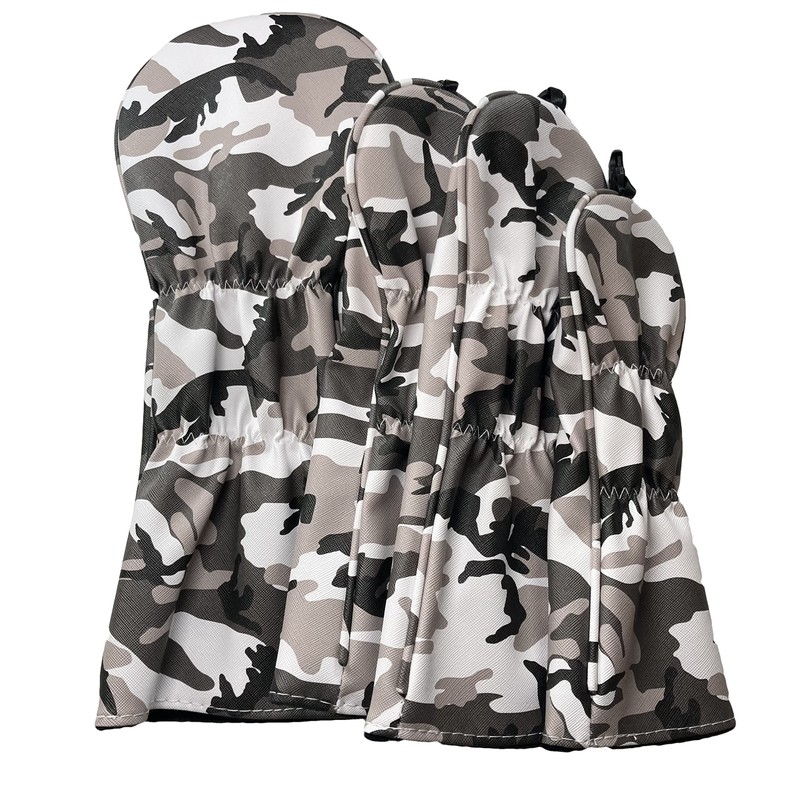 Set of 4 Camo Headcovers for DR (460cc Compatible), FW2,