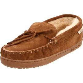BEARPAW Women's Moc II Sheepskin Moccasin Hickory 7 M US