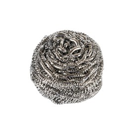 Restaurantware Stainless Steel Scrubbers, Pack of 100 Professional Dish Scrubbers, Stainless Steel Scrub Pads for Pots and Pans, Heavy-Duty Corrosion Resistant for Home and Commercial Kitchens