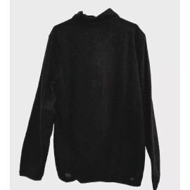 Rains, Mens size Medium, Black, Fleece Quarter Zip Sweater NWT