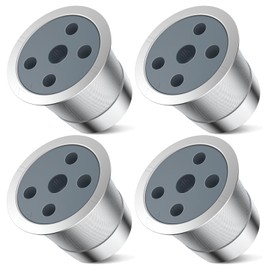 Reusable K Cups for ke K Supreme | Refillable K cups with Adapter for ke K Supreme (Plus) Coffee Maker (4 pack)