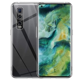 E-Hamii Case Compatible with OPPO Find X2 Pro, Advanced Drop Protection, HD Clear and Air Cushion Safeguard, Shockproof Transparent TPU for OPPO Find X2 Pro