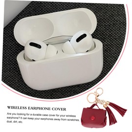 LALAFINA Earpiece Protective Cover Wireless Earphone Case Headphone Case Tassel Bag Style for