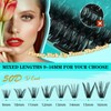 Lash Clusters Kit 240PCS Eyelash Extension Kits D Curl Wispy