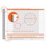 Perfect Strike Baseball Scorebook with Rules and Scoring Instructions. Heavy