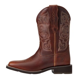 ARIAT BMVY9 Womens Delilah StretchFit Western Boot Spiced Cider 8.5 Wide