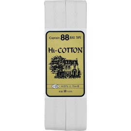 CAPTAIN88 Hi – Cotton Bias Tape Width 20mmx2 X 75 m Roll [COL – 201] CP25 – 201 