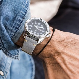 WOUKUP Quick Release Suede Leather Watch Bands Vintage Watchband for Men Watch Strap 18mm 19mm 20mm 21mm 22mm 24mm