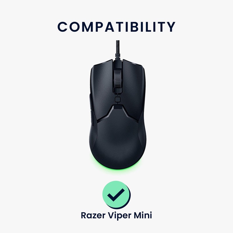 kwmobile Mouse Feet Replacement Compatible with Razer Viper Mini Computer