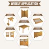 Mdkave Louver Hardware Kit Metal,Heavy Duty Complete Set for Louver