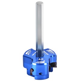 ERAYCO Triple Blade PVC Pipe Reamer 1 Inch, Plastic Pipe Fitting Reamer, Fit into Standard 1/2" Drills, for Use with SCH40 PVC, ABS, CPVC Pipe