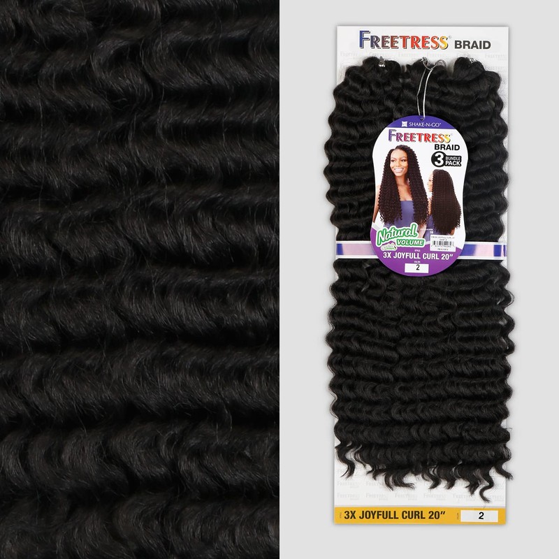 Freetress Crochet Braid - 3X JOYFULL CURL 20" (T30)