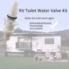 Upgraded 13168 RV Toilet Water Valve Kit for Aqua Magic