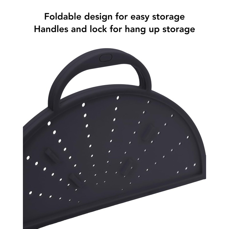 AirHood Silicone Splatter Screen – Foldable Grease Guard for Frying