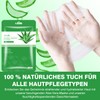 Aloe Vera Gesichtsmaske, Beruhigende & Feuchtigkeitsspendende Tuchmasken, 10 Stück, 25g