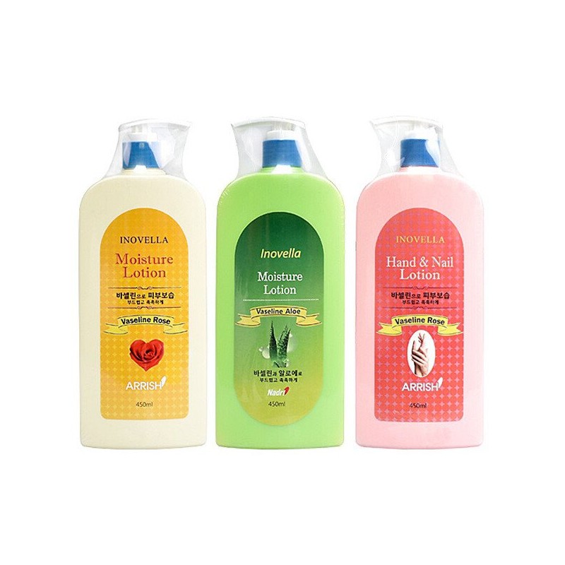 바디 핸드 로션 이노벨라 모이스춰 바디로션 450ml/핸드로션450ml/ Innova Bella Moisture