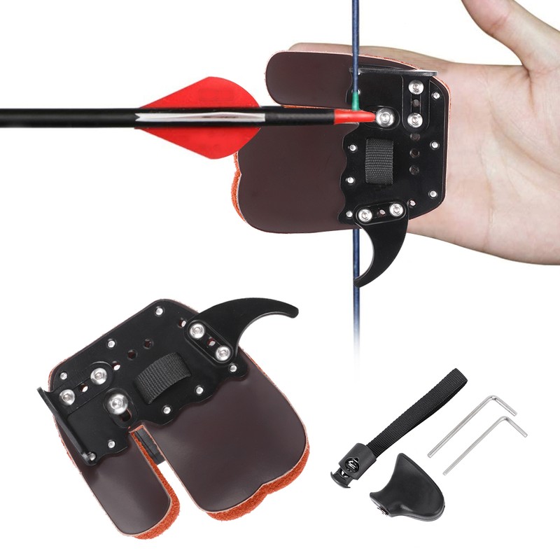 Recurved Bow Archery Competition Shooting Thumb Finger Protector Guard Protective