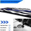 Motorcycle Flag,Thin Blue Line USA American Flag,Double Sided Double Stitched