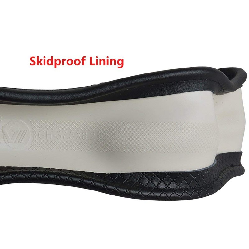 Valleycomfy Steering Wheel Cover with Microfiber Leather for Car Truck