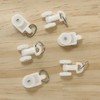 50 Pcs Curtain Track Pulley Pulley Roller for Hanging Curtains