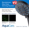 AquaCare As-Seen-On-TV High Pressure 8-setting Handheld Shower Head - Built-in