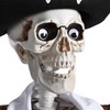 AW 5.4 Ft Pirate Captain Life Size Skeleton with 2