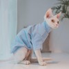 Sphynx Cats Warm Fleece Shirt Cat Turtleneck Undershirt Thermal Hairless