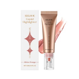 Flüssiges Highlighting Blush Set (2 Stück) - Vegan & Cruelty-Free, Leichtgewichtiger Flüssiger Konturenstift Für Strahlende Wangen, Natürliche Rouge Und Glow Highlighter Blush (Honey Melon Orange)