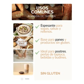 Almidón Fécula De Tapioca, Mandioca, Yuca 1 Kg