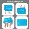 4-Pack 4-Pin AC Relay, Fits Toyota/Lexus, Part 90987-02027 90080-87026 90987-02028​​