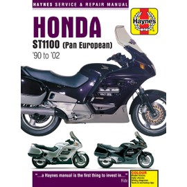 Honda ST1100 Pan European V-Fours (90 - 02) Haynes Repair Manual (Paperback)