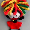 Voodoo String Doll Keychain, Design T261
