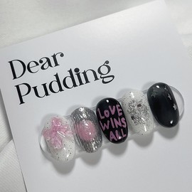 [Handmade Nail Tips] Lovewinds Nail Tips - Short Oval / [수제네일팁] 러브윈즈 네일팁 - 숏오벌